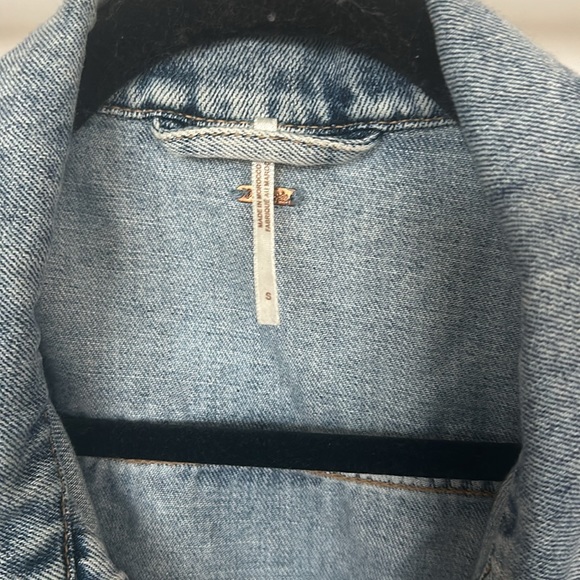 Free People denim jacket - Picture 2 of 5